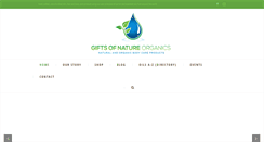 Desktop Screenshot of giftsofnatureorganics.com